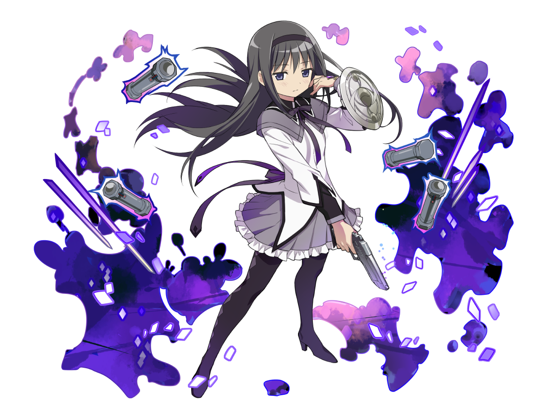 akemi homura and akemi homura (mahou shoujo madoka magica and 2 more ...